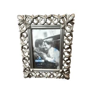 Malden 2x3 Picture Frame Fleur De Lis Ornate Scrolls Pewter Finish